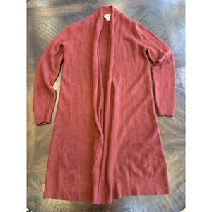 Old Navy Lightweight Cardigan Duster, Burgundy Women's XS Cozy Basics Soft
